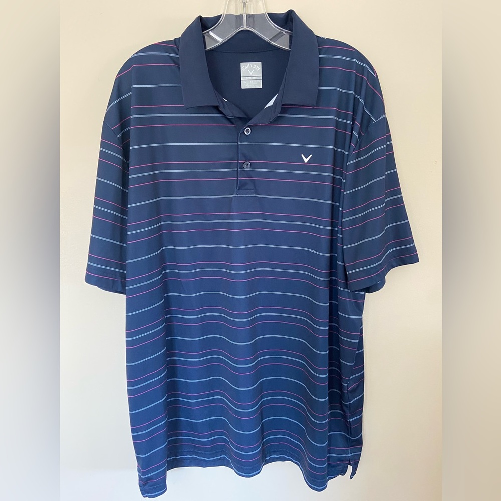 Callaway men's striped polo